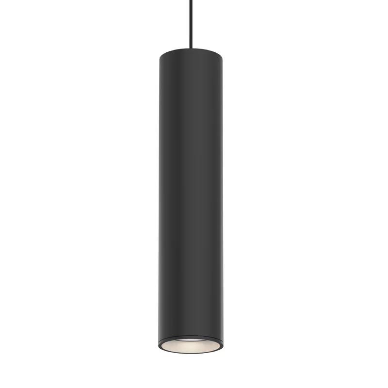 Alc Satin Black 10" LED Indoor/Outdoor Glass Pendant
