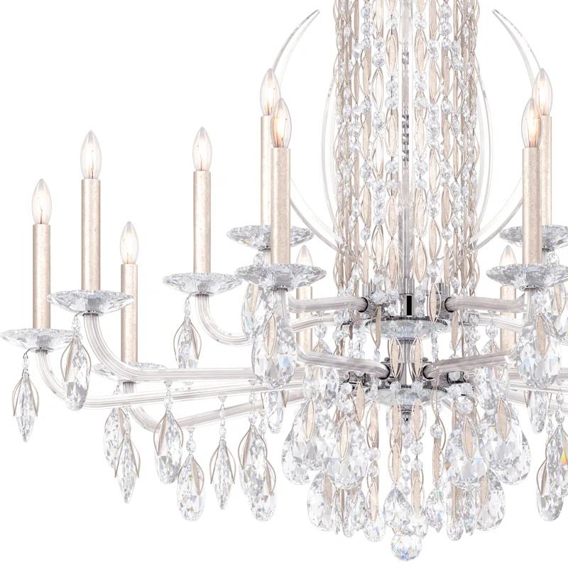 Sarella 15 - Light Glass Classic / Traditional Chandelier