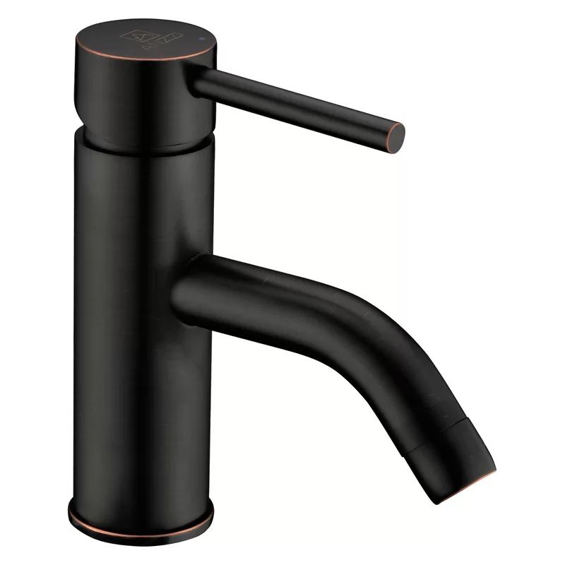 Bravo Low-Arc Solid Brass Bathroom Faucet in Oil Rubbed Bronze