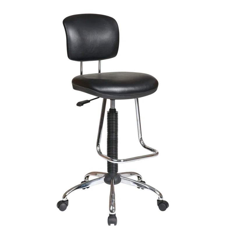 Office Star Products Work Smart Vinyl Drafting Chair