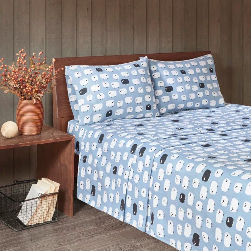 Woolrich 100% Cotton Flannel Sheet Set