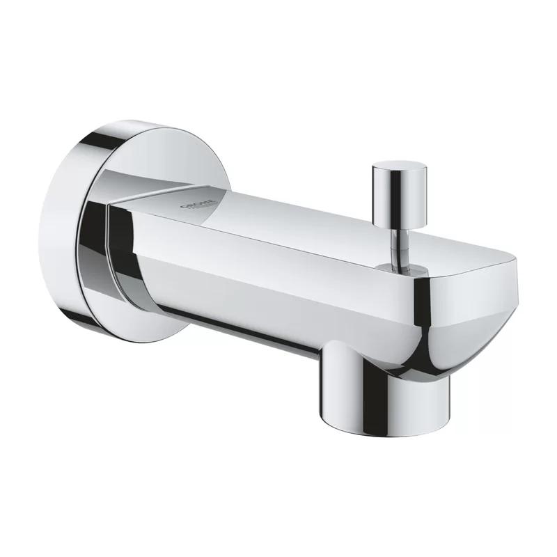 Graphite Finish Lineare Wall-Mounted Tub Spout with Diverter