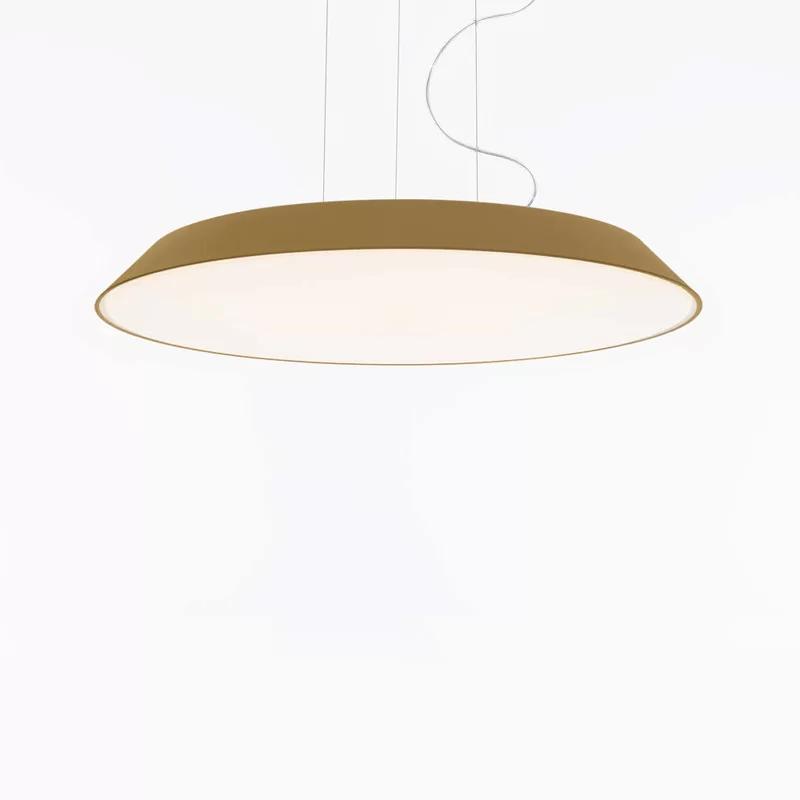 Dove Grey LED Glass Pendant Light - Italian Design