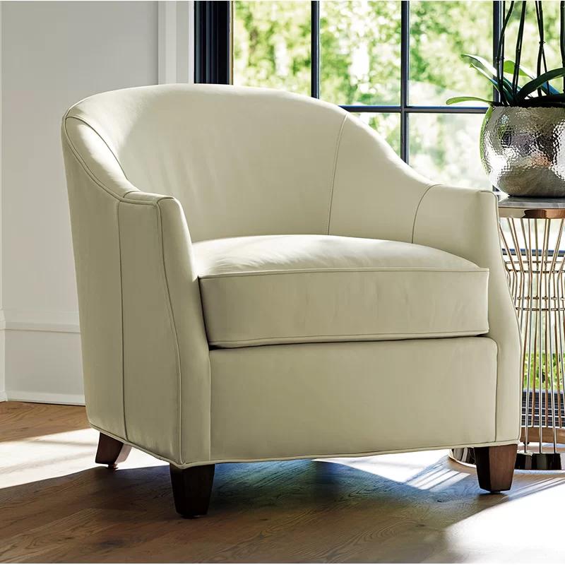 Ariana Escala Luxe Genuine Leather Pub Chair