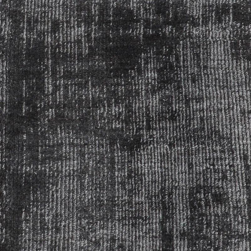 Cameron Hand-Woven Charcoal Wool and Viscose Area Rug