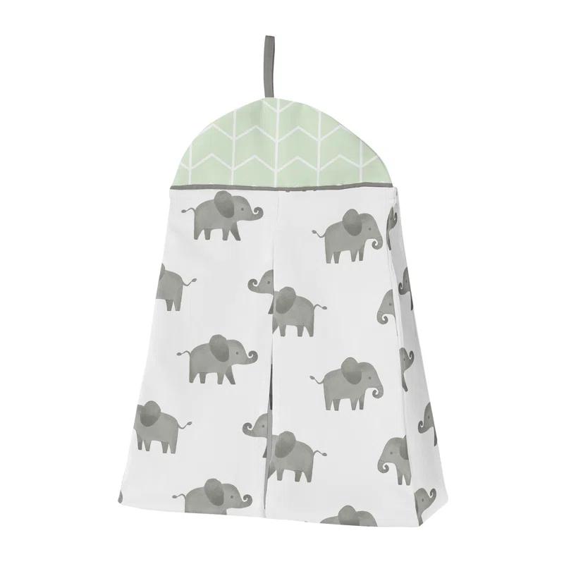 Elephant 4 Piece Crib Bedding Set