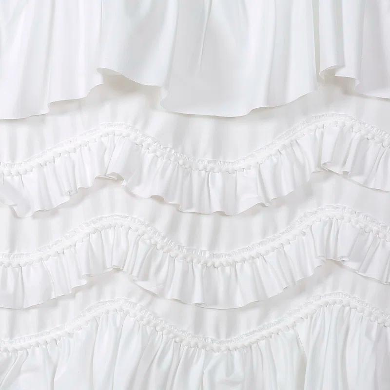 Kemmy Polyester Semi Sheer Curtain Panel