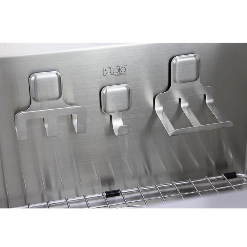 Studio 26'' L Undermount Single Bowl Stainless Steel Kitchen Sink