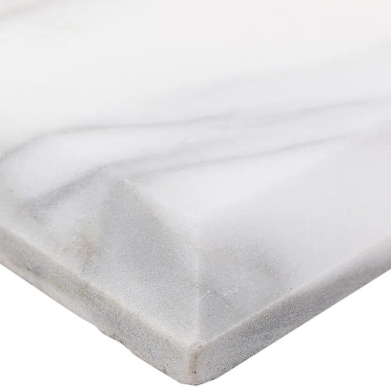 Calacatta 3" x 6" Marble Marble Look Subway Wall & Floor Tile