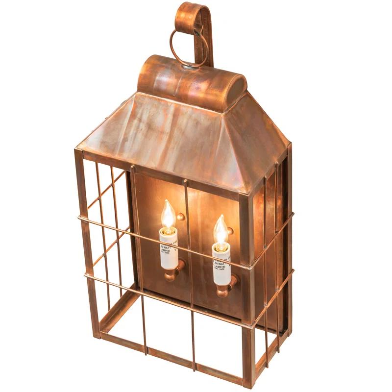 Meyda Lighting Rustic Lodge Copper Wall Light
