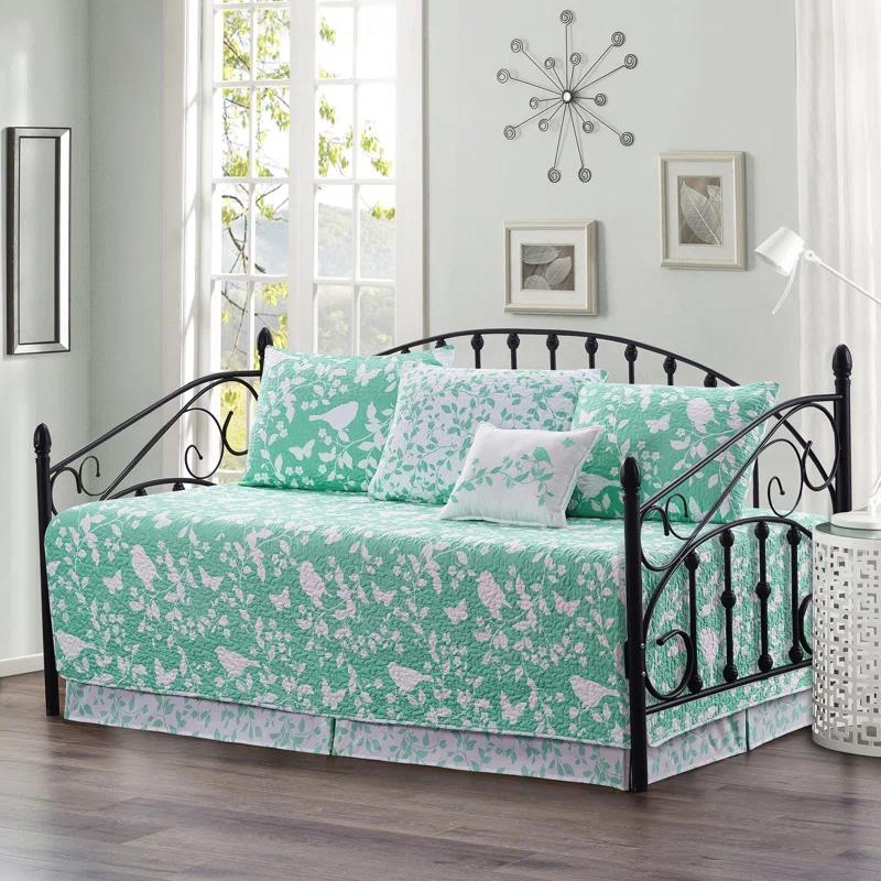 Home Soft Things 6 Piece Birdsong Daybed Bedspread Set