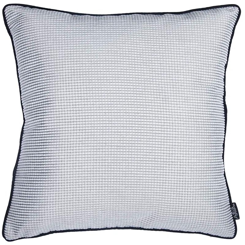 Luxurious Shadows Jacquard 17" Square Throw Pillow Cover