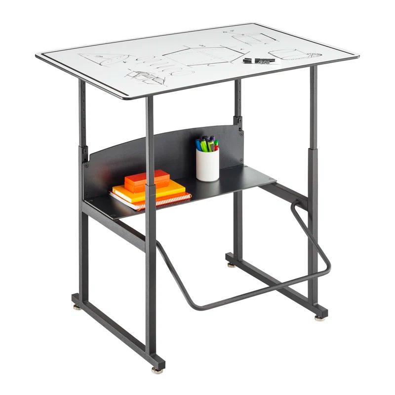 Safco Products Company AlphaBetter® Metal Adjustable Height Open Front Desk & Reviews | Wayfair