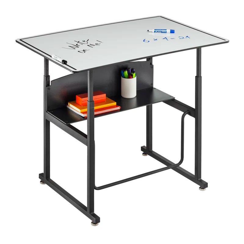 Safco Products Company AlphaBetter® Metal Adjustable Height Open Front Desk & Reviews | Wayfair