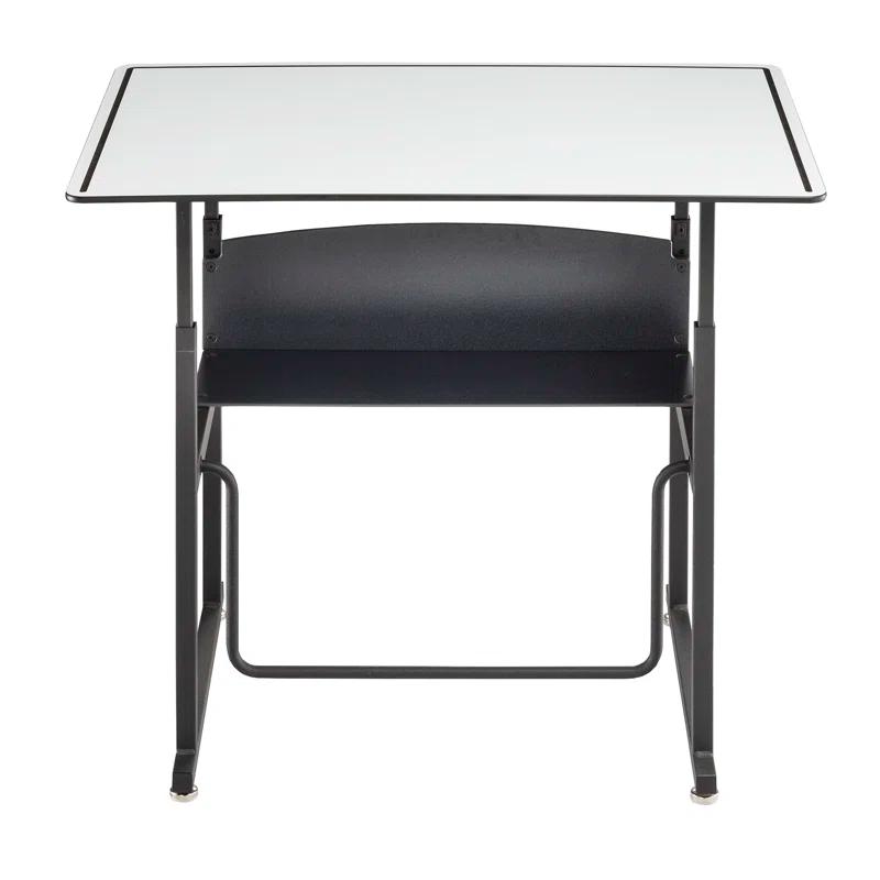Safco Products Company AlphaBetter® Metal Adjustable Height Open Front Desk & Reviews | Wayfair