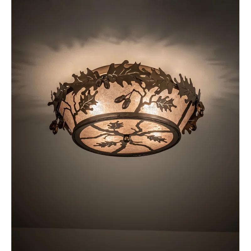 Meyda Lighting Mica Flush Mount