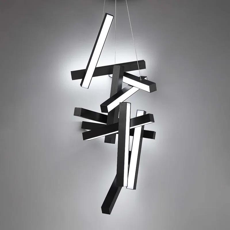 Modern Forms Chaos 12 - Light Dimmable Sputnik Modern Linear Chandelier