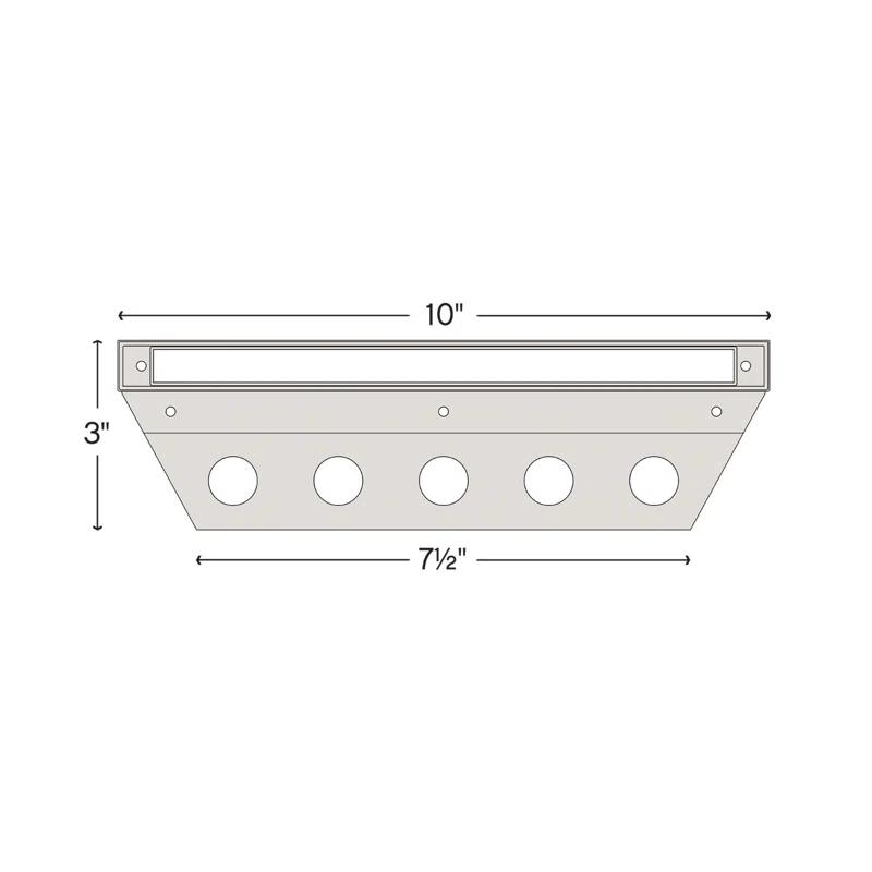 Nuvi Modern Bronze 3'' LED Landscape Deck Light