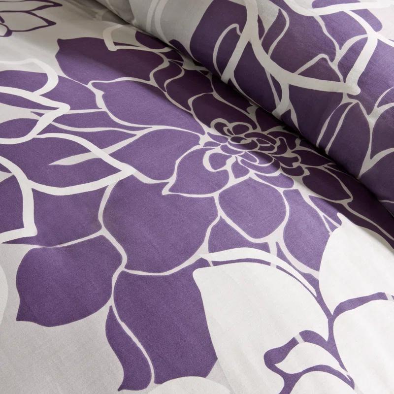 Madison Park Lola 7 Piece Floral Cotton Comforter Set
