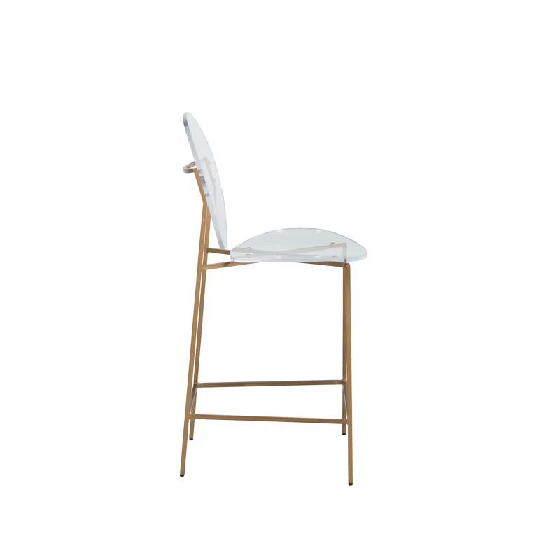 Sandy Counter Stool with Metal Frame