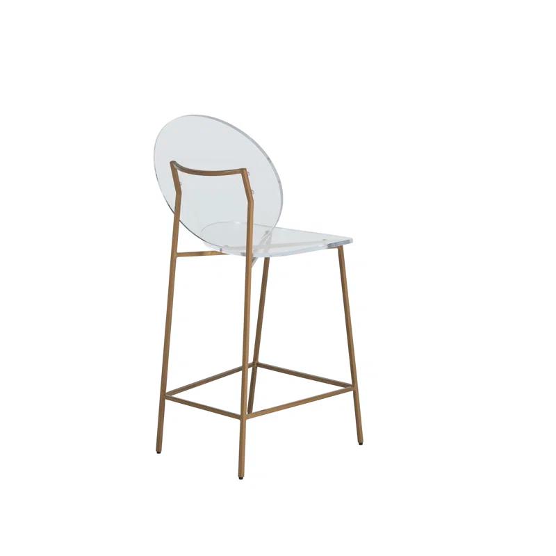 Sandy Counter Stool with Metal Frame