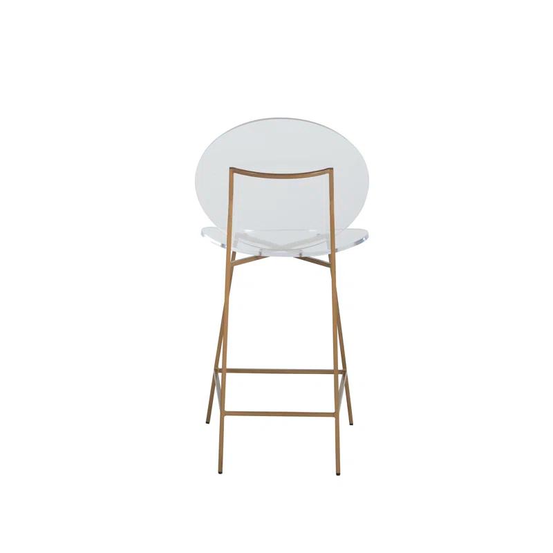 Sandy Counter Stool with Metal Frame