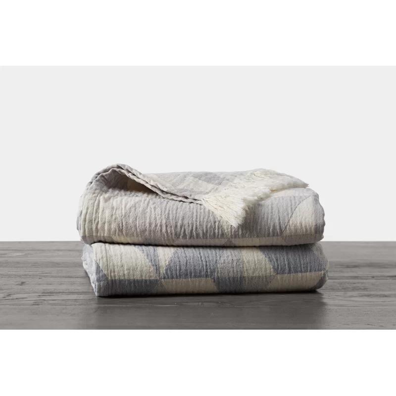 Coyuchi Pismo King-Sized Organic Cotton Woven Throw Blanket