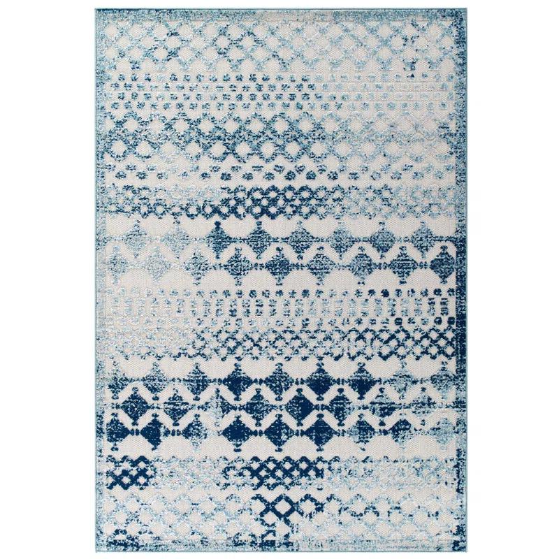 Modway Modway Coronado Distressed Diamond Outdoor Area Rug by Havenside Home