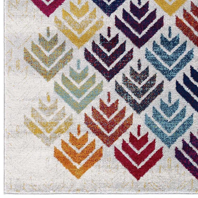 Modway Modway Entourage Florin Abstract Floral Area Rug