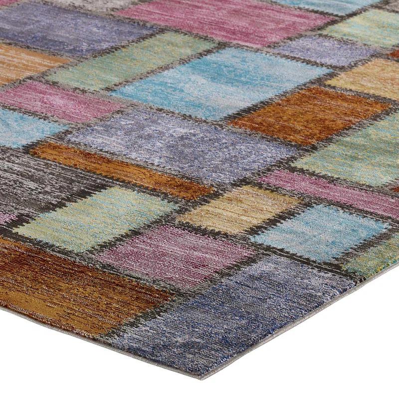 Modway Modway Porch & Den Hobart Abstract Geometric Mosaic Area Rug