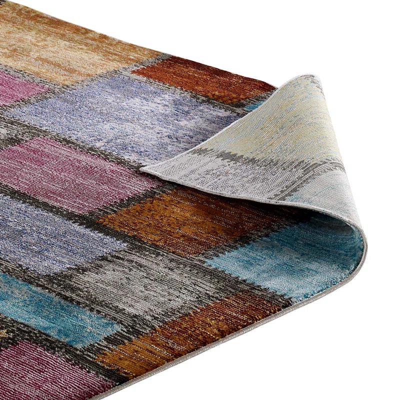 Modway Modway Porch & Den Hobart Abstract Geometric Mosaic Area Rug