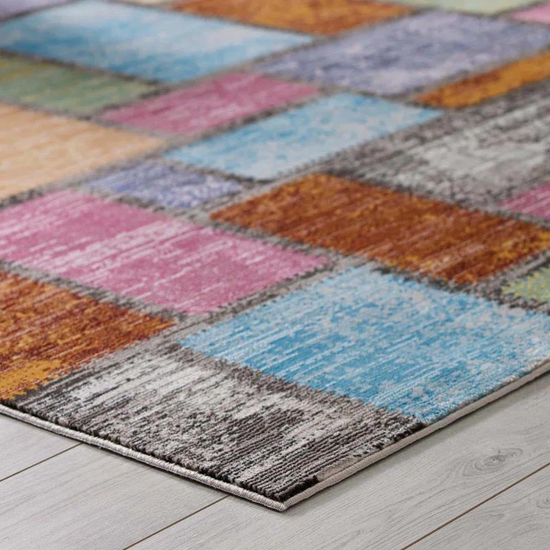 Modway Modway Porch & Den Hobart Abstract Geometric Mosaic Area Rug