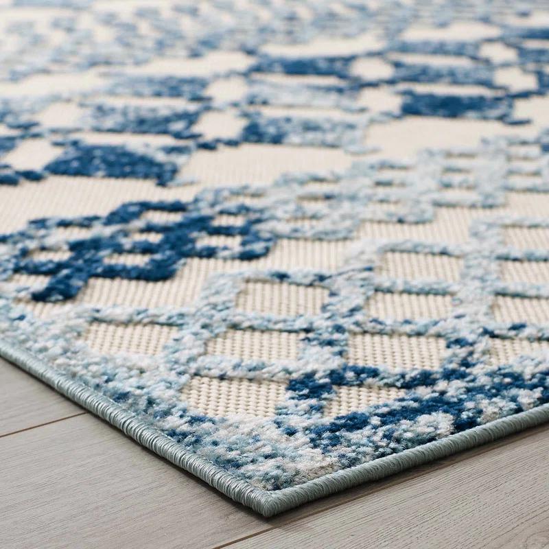 Modway Modway Coronado Distressed Diamond Outdoor Area Rug by Havenside Home