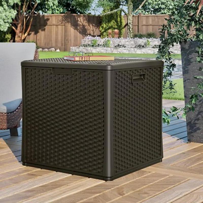 Suncast Suncast 26.75'' W 60 Gallons Water Resistant Resin Lockable Deck Box