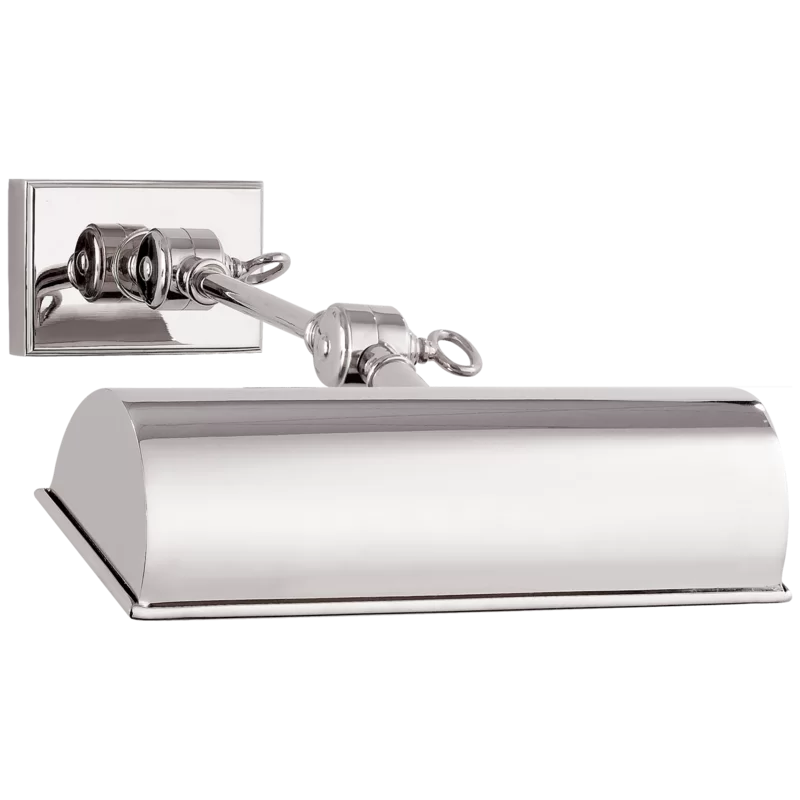 Anette 9" Polished Nickel Dimmable LED Picture Light