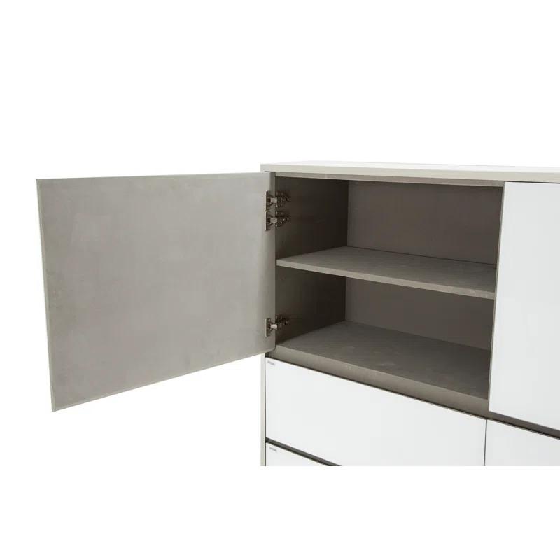 Michael Amini State St. 4 Drawer Combo Dresser | Wayfair