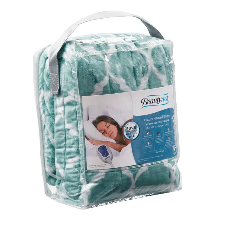 Beautyrest Beautyrest Heated Ogee Oversized Throw