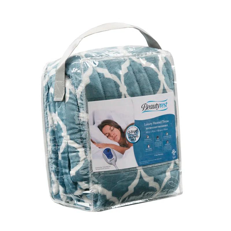 Beautyrest Beautyrest Heated Ogee Oversized Throw