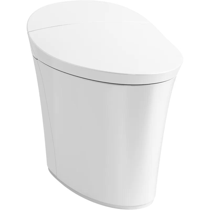 Elongated High-Efficiency Intelligent Toilet with Dual Flush and Heated Seat
