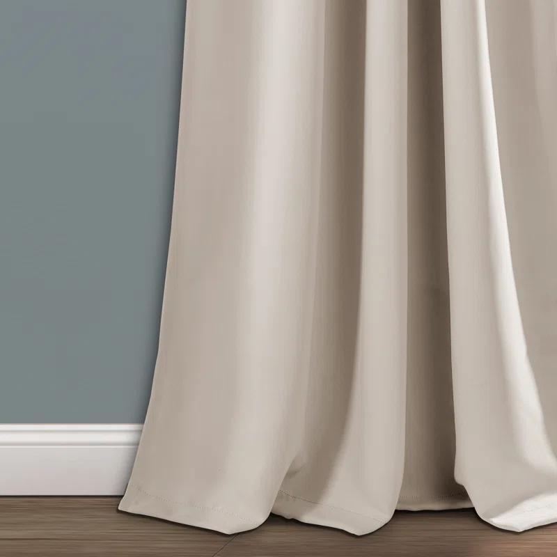 Lush Decor Lush Decor Insulated Back Tab Blackout Polyester Blackout Curtain Pair (Set of 2)