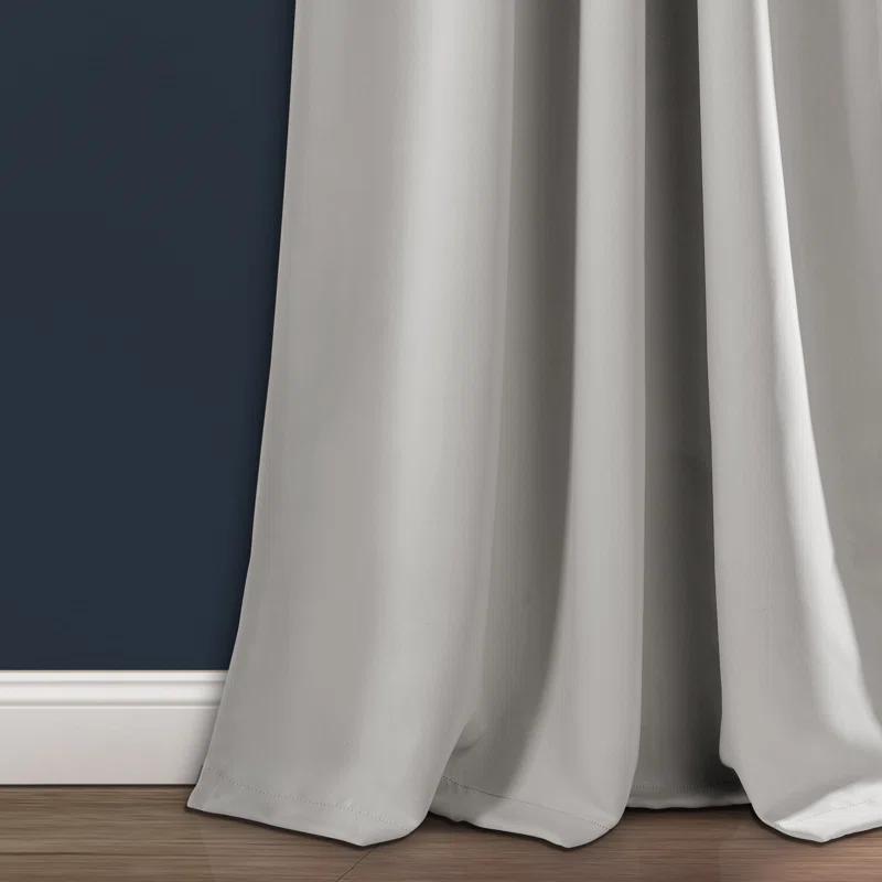 Lush Decor Lush Decor Insulated Back Tab Blackout Polyester Blackout Curtain Pair (Set of 2)