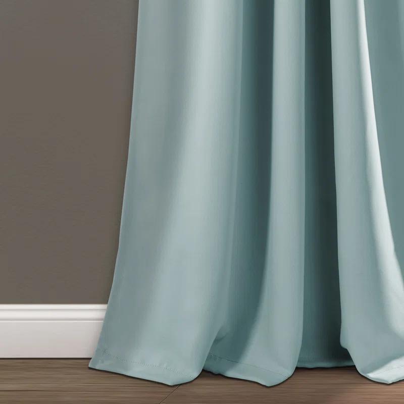 Lush Decor Lush Decor Insulated Back Tab Blackout Polyester Blackout Curtain Pair (Set of 2)