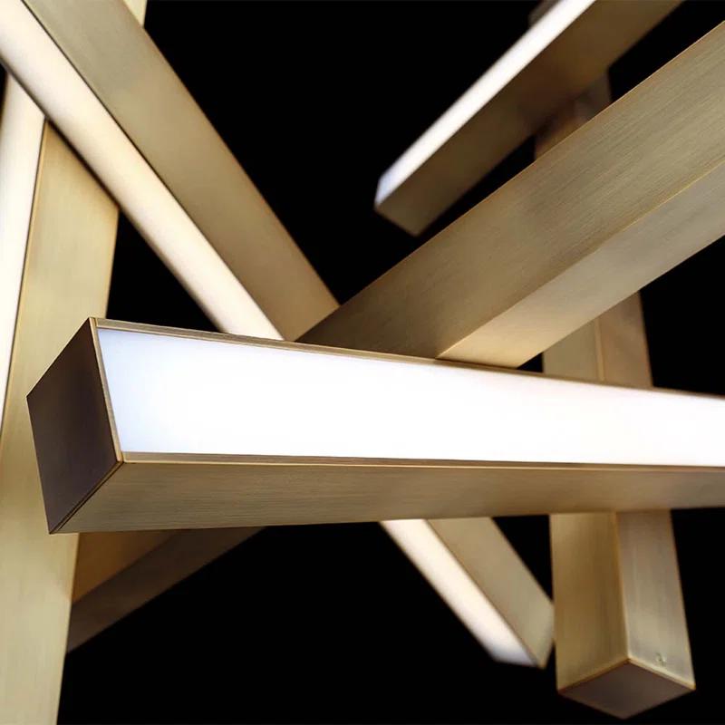 Modern Forms Chaos 12 - Light Dimmable Sputnik Modern Linear Chandelier
