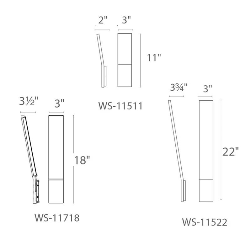 Sleek Pewter 11" LED Sconce with Clear Diffuser Glass and Dimmable Light