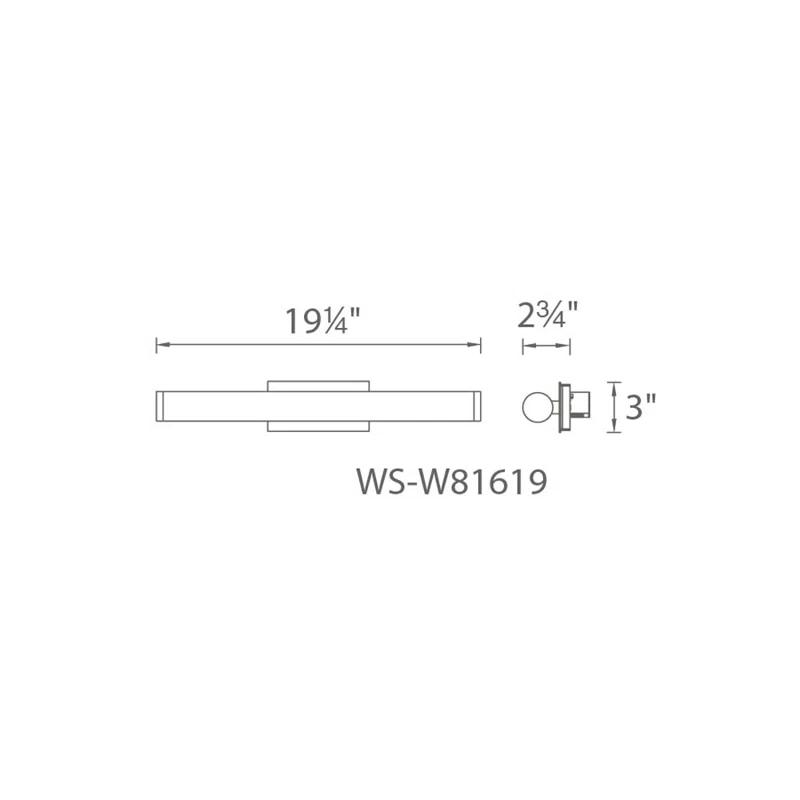 Modern Forms Sabre Dimmable LED Bath Bar