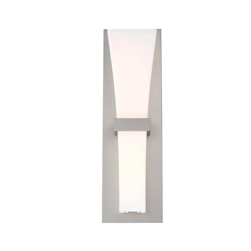 Aviator 20" Dimmable Nickel LED Wall Sconce with Opal Glass