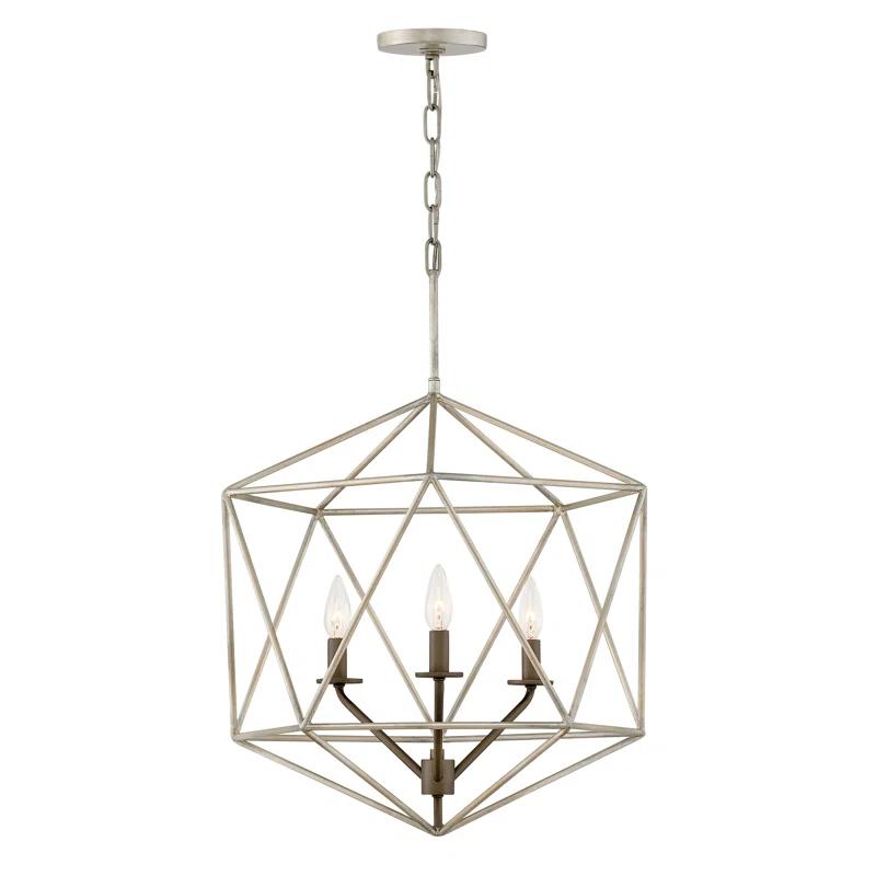 Astrid 5 - Light Candle Style Geometric Chandelier