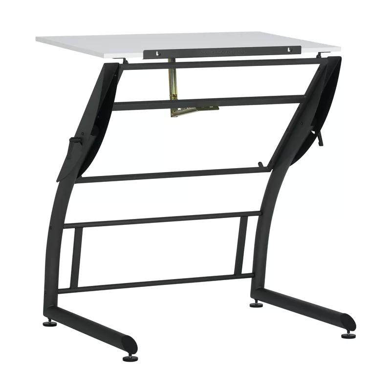 TriFlex White Adjustable Height Craft and Drawing Desk