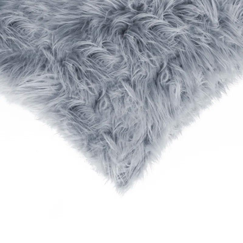 Belton Animal Print Faux Fur Throw Pillow (Set of 2)