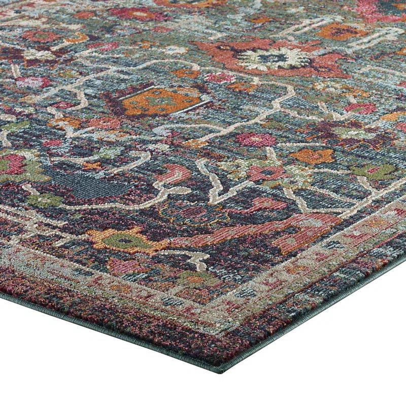 Modway Modway Porch & Den Lanham Distressed Floral Area Rug